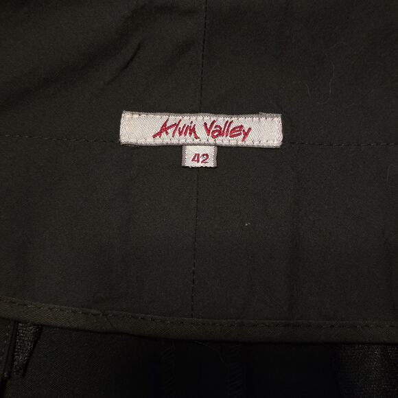 Alvin Valley Dress Pants Trousers Womens Size 42 Black Bootcut Mid-Rise Office - Picture 3 of 12